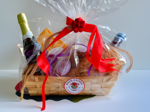 Hamper with one wine