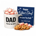 mug and mints and cards