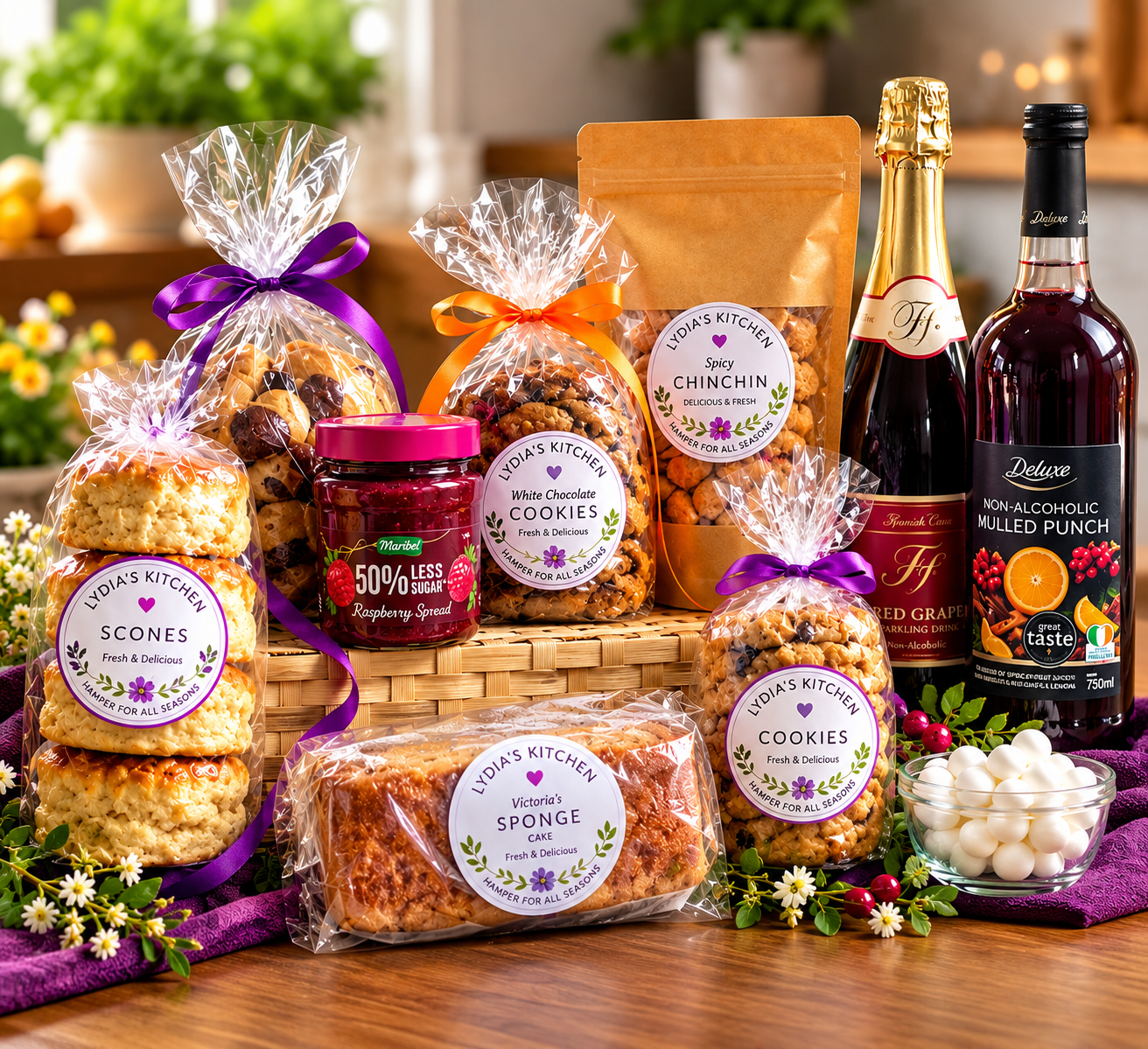 lydia’s kitchen festive gift hamper